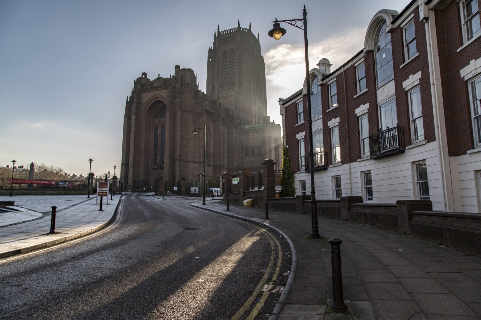 Liverpool Cathedral in wintertime