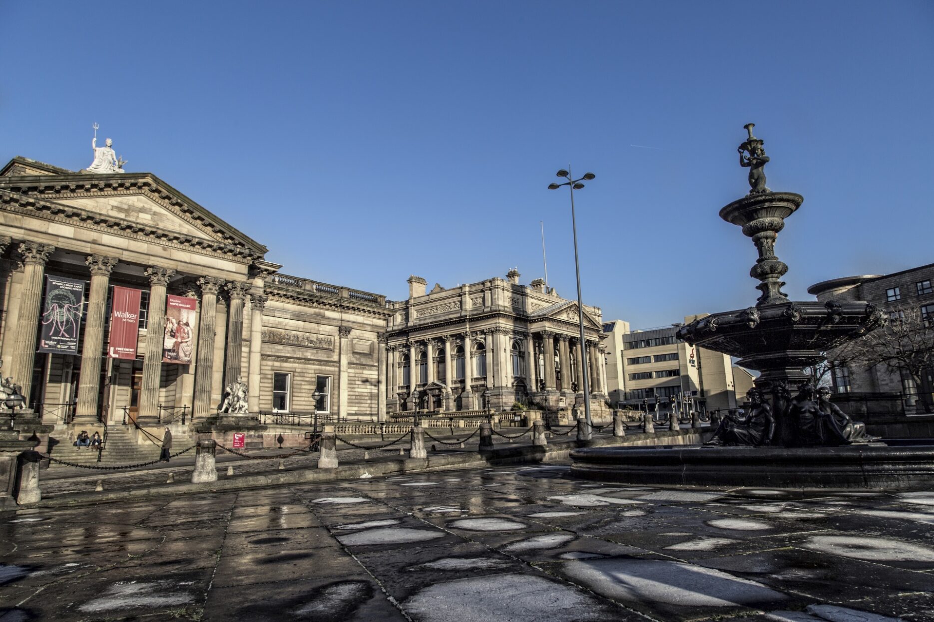 Liverpool Museum on a sunny day